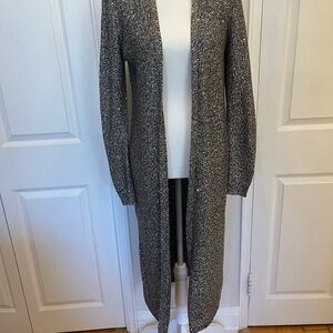 White House Black Market Long Sequin Cardigan